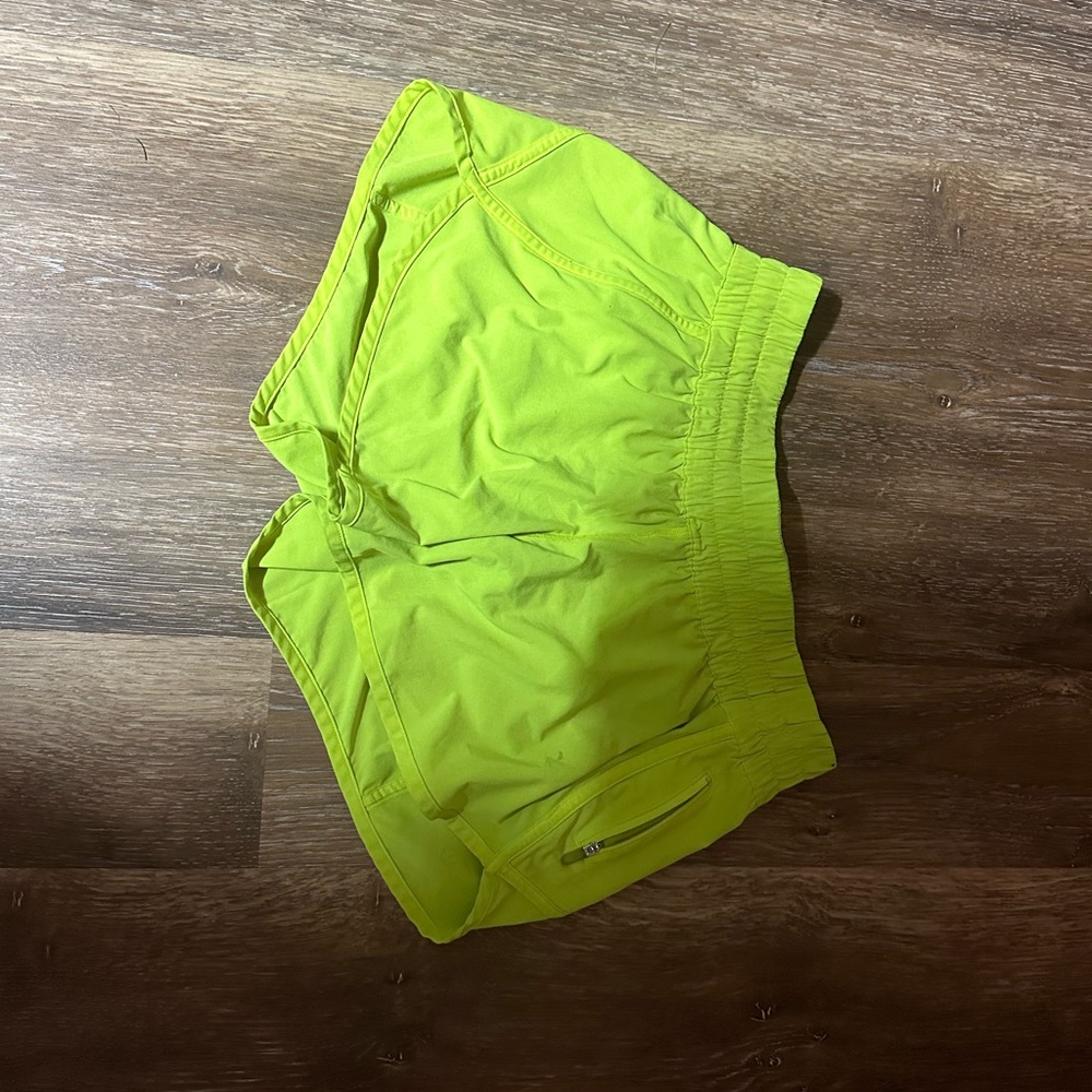 lululemon shorts, size 12 , neon